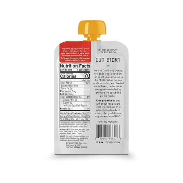 KEKOA FOOD BABY SQSH KALE TURM - Case of 6 - Image 2